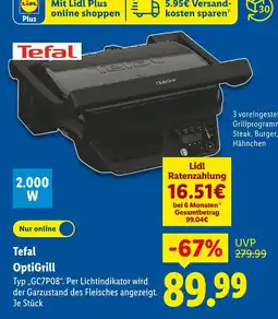 Lidl Tefal optigrill Angebot