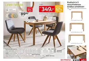 XXXLutz Linea natura esstisch mit funktion Angebot