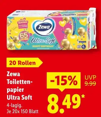 Lidl Zewa ultra soft Angebot