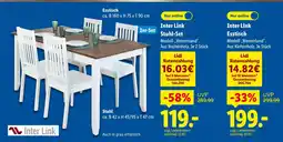Lidl Inter link stuhl-set Angebot