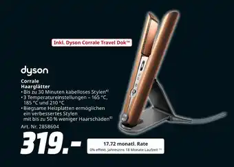 MediaMarkt Dyson corrale haarglätter Angebot
