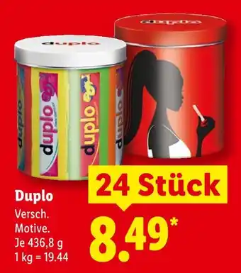 Lidl Duplo verschiedene motive Angebot