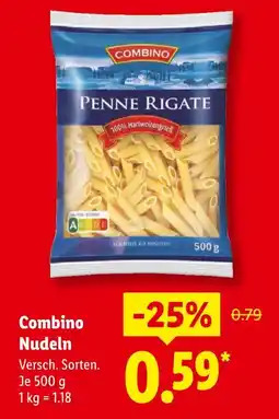 Lidl Combino nudeln Angebot