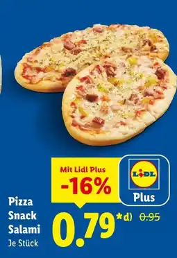 Lidl Pizza snack salami Angebot