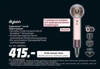 MediaMarkt Dyson supersonic nural haartrockner Angebot