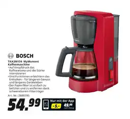 MediaMarkt Bosch tka3m134 mymoment kaffeemaschine Angebot