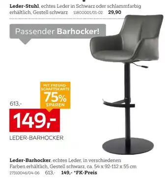 XXXLutz Home24 leder-barhocker Angebot
