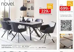 XXXLutz Novel esstisch mit funktion oder leder-armlehnstuhl Angebot