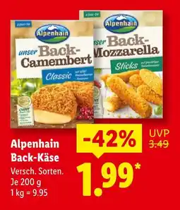 Lidl Alpenhain back-camembert classic Angebot