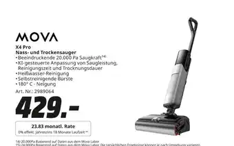 MediaMarkt Mova x4 pro nass- und trockensauger Angebot
