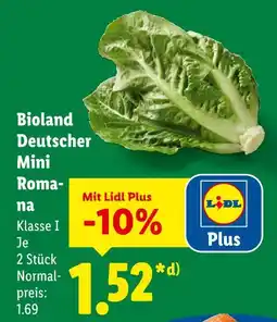 Lidl Bioland deutscher mini romana Angebot