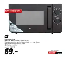 MediaMarkt Ok. omwg 2024-1 b mikrowelle mit grillfunktion Angebot