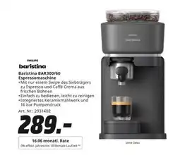 MediaMarkt Philips baristina bar300/60 espressomaschine Angebot