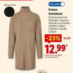 Lidl Esmara strickkleid Angebot