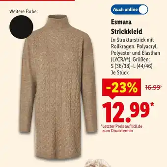 Lidl Esmara strickkleid Angebot