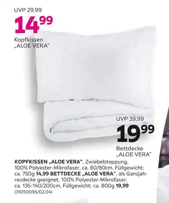 Mömax Kopfkissen „aloe vera“ Angebot