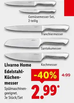 Lidl Livarno home gemüsemesser-set Angebot