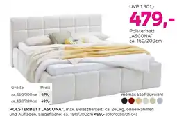 Mömax Polsterbett „ascona“ Angebot