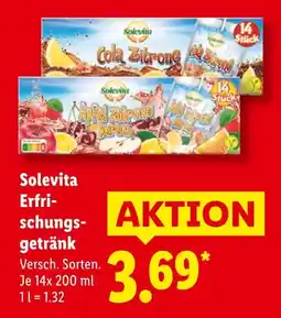 Lidl Solevita cola zitrone Angebot