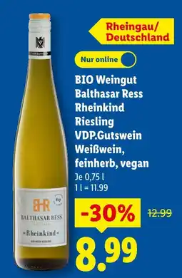 Lidl Balthasar ress rheinkind riesling Angebot