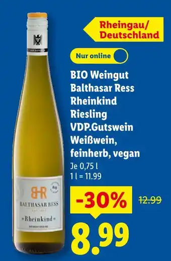 Lidl Balthasar ress rheinkind riesling Angebot