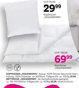 Mömax Kopfkissen „vegandown“ Angebot
