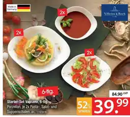 Zurbrüggen Villeroy & boch starter-set vapiano Angebot