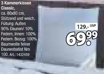 Zurbrüggen 3 kammerkissen classic Angebot