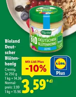 Lidl Maribell bioland deutscher blütenhonig Angebot