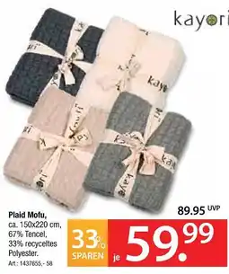 Zurbrüggen Kayori plaid mofu Angebot