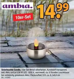 Zurbrüggen Ambia solarleuchte candle Angebot