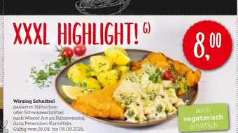 XXXLutz Wirsing schnitzel Angebot
