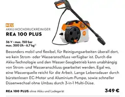 STIHL Akku-hochdruckreiniger rea 100 plus Angebot