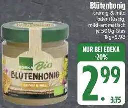 Edeka Edeka Bio Blütenhonig Angebot