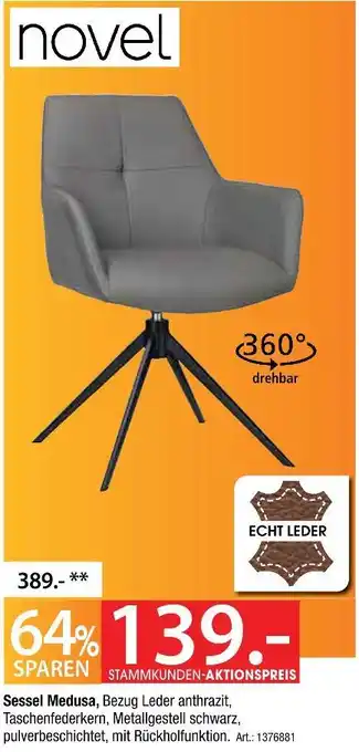 Zurbrüggen Novel sessel medusa Angebot