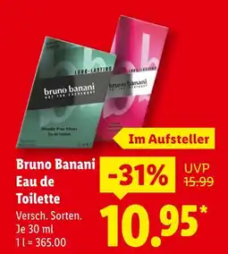 Lidl Bruno banani made for men eau de toilette Angebot