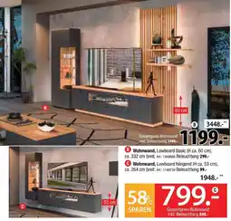Zurbrüggen Wohnwand lowboard basic Angebot