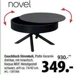 Zurbrüggen Novel couchtisch stromboli Angebot