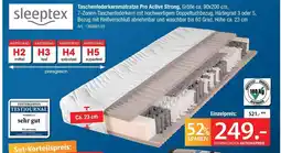 Zurbrüggen Sleepex taschenfederkernmatratze pro active strong Angebot