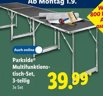Lidl Parkside multifunktionstisch-set Angebot