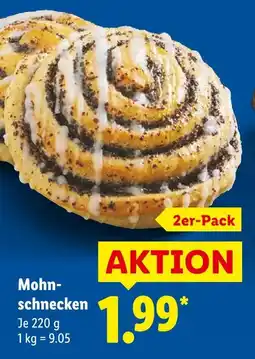 Lidl Mohnschnecken Angebot