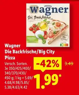 Lidl Wagner die backfrische Angebot