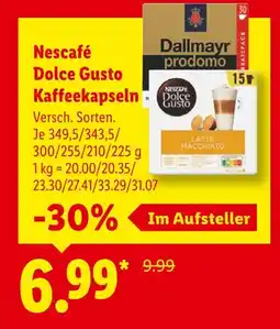 Lidl Nescafé dolce gusto kaffeekapseln Angebot