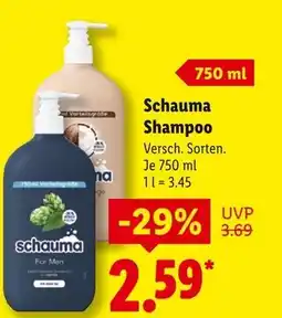 Lidl Schauma shampoo for men Angebot
