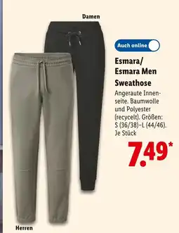Lidl Esmara men sweathose Angebot