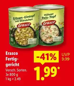 Lidl Erasco fertiggericht Angebot