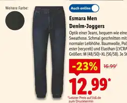 Lidl Esmara men denim-joggers Angebot