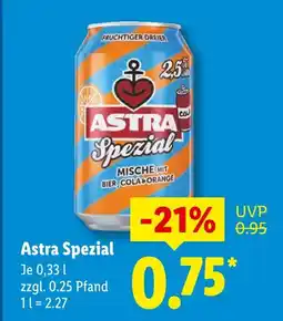 Lidl Astra spezial Angebot