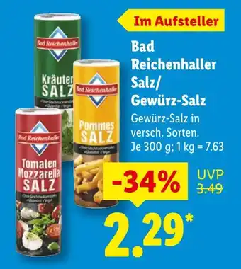 Lidl Bad reichenhaller kräuter salz Angebot