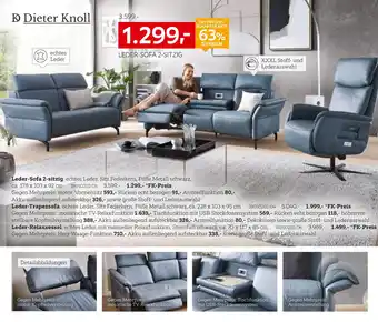 XXXLutz Dieter knoll collection leder-sofa 2-sitzig Angebot